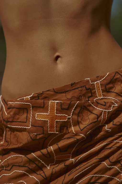 Ayahuma Skirt In Camel