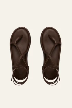 Cocobolo Sandals In Chocolate