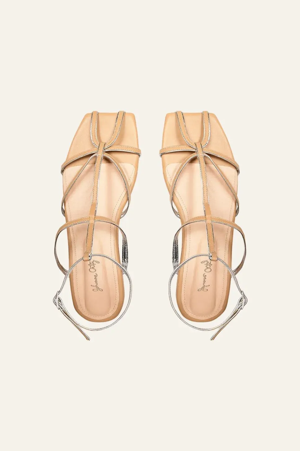Conquistadora Sandals In Nude