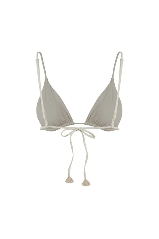 Enjipai Bikini Top In Ecru
