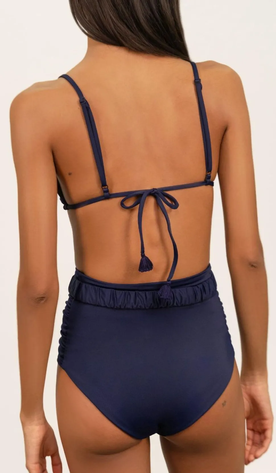Enjipai Bikini Top In Navy