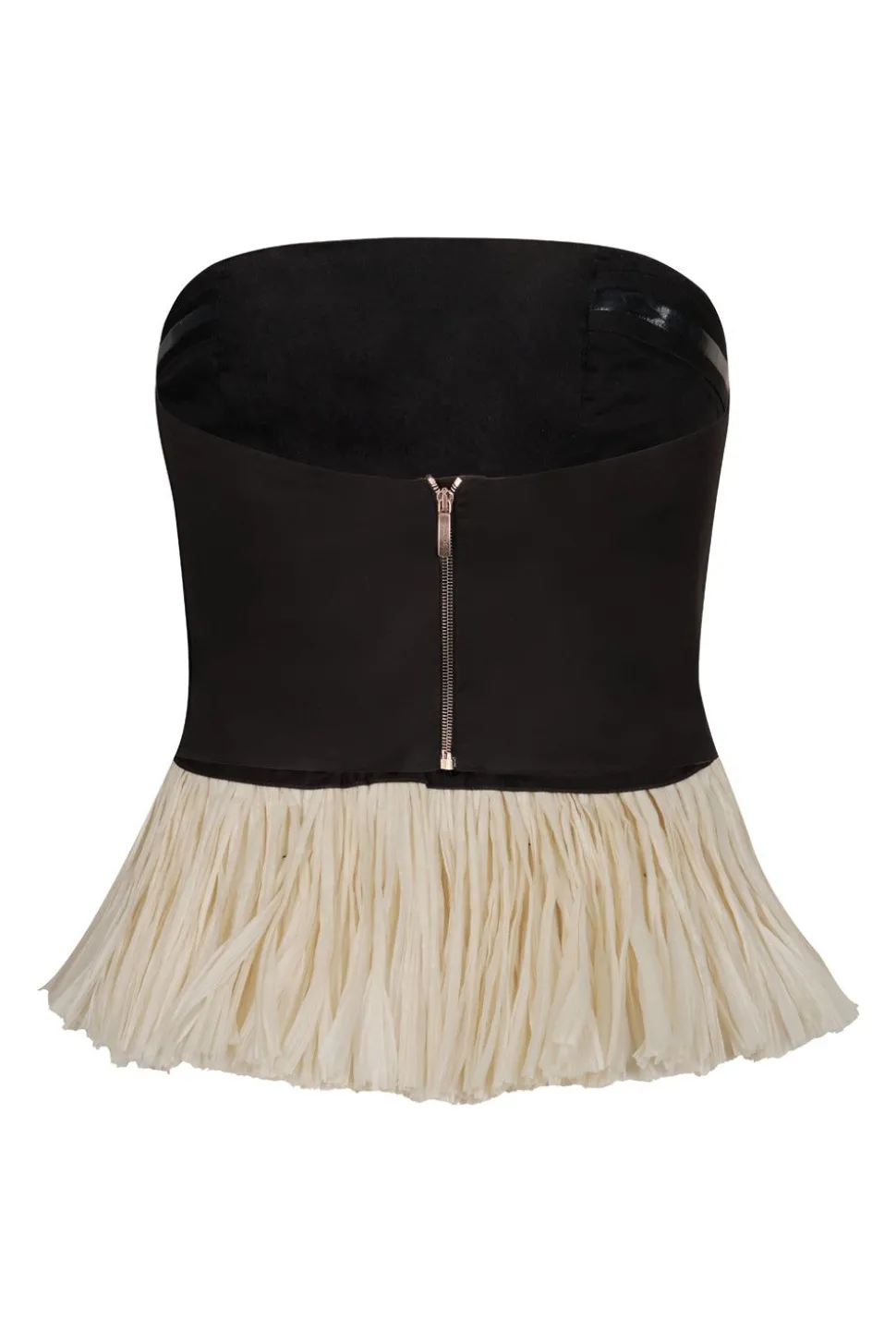 Exploring Textures Top In Black