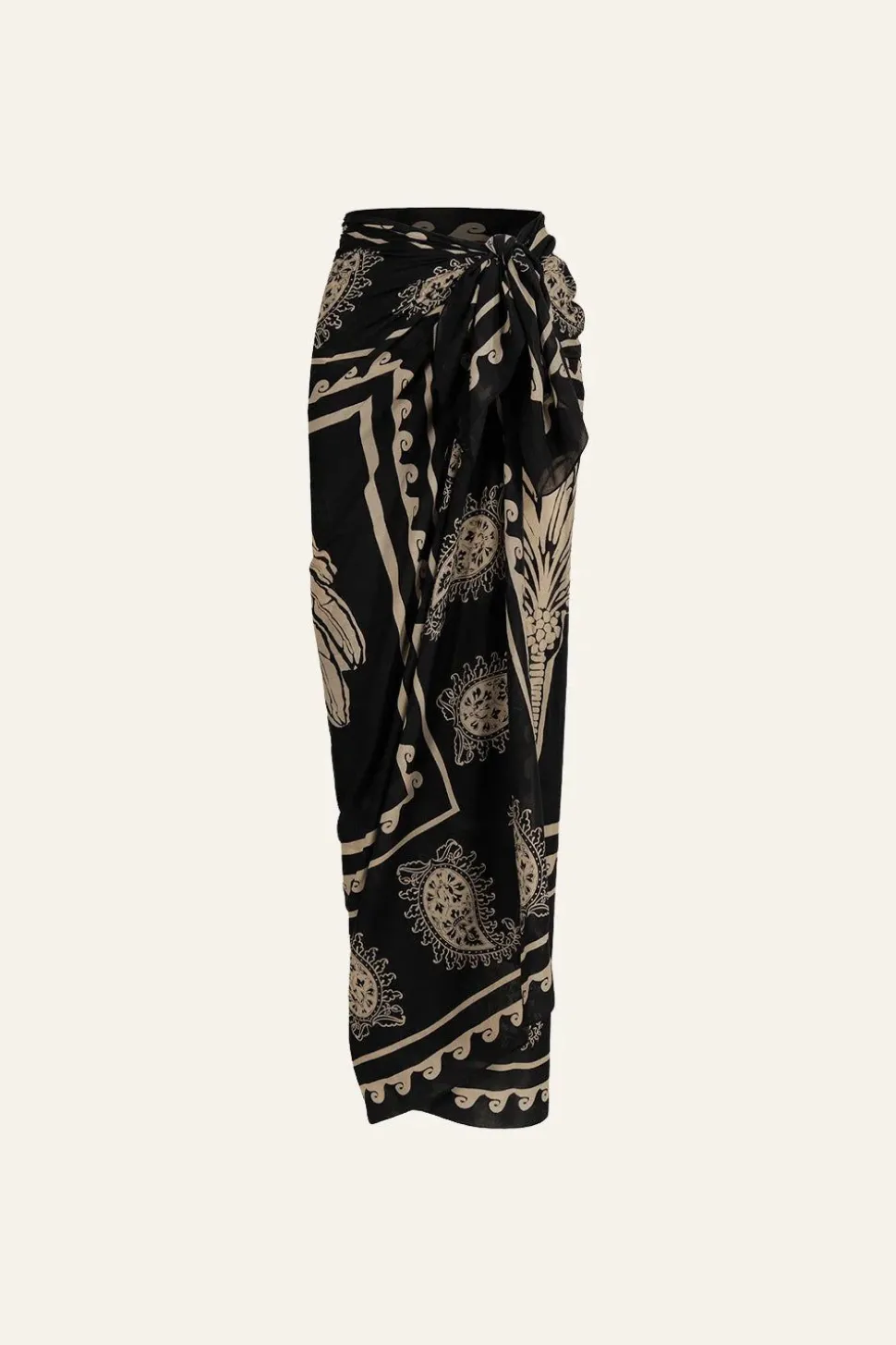 Kilimanjaro Pareo In Black