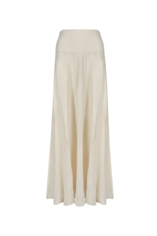 Light And Sound Skirt In Ecru