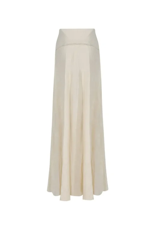 Light And Sound Skirt In Ecru