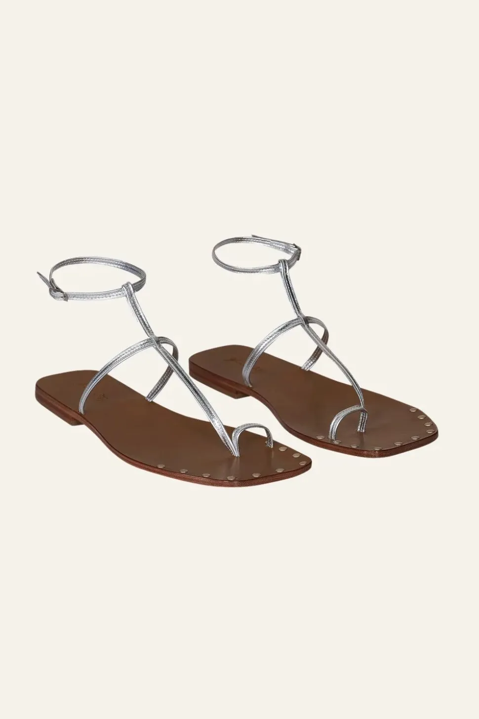 Maze Trek Sandals In Silver