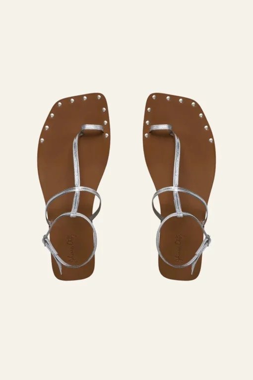 Maze Trek Sandals In Silver