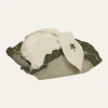 Mushroom Mandala Mini Bread Basket In Green Set Of 4