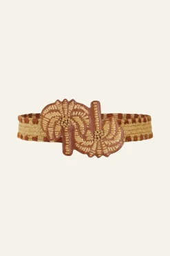 Rustle Of Palm Trees Belt In Sand