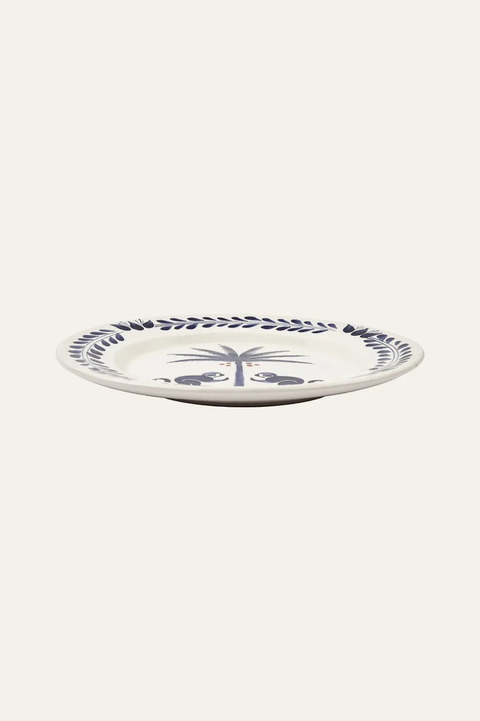 Saimiri Dessert Plate In Blue Set Of 2