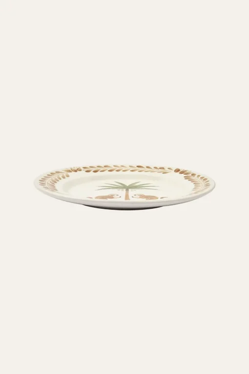 Saimiri Dessert Plate In Mustard Set Of 2