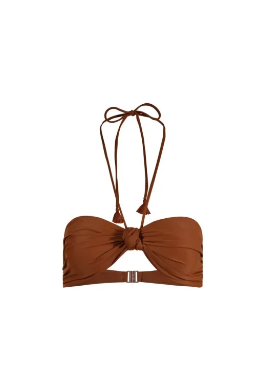 Seafares Bikini Top In Tobacco
