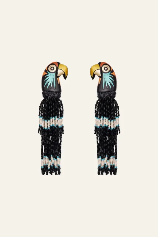 Sortilegio Earrings In Black