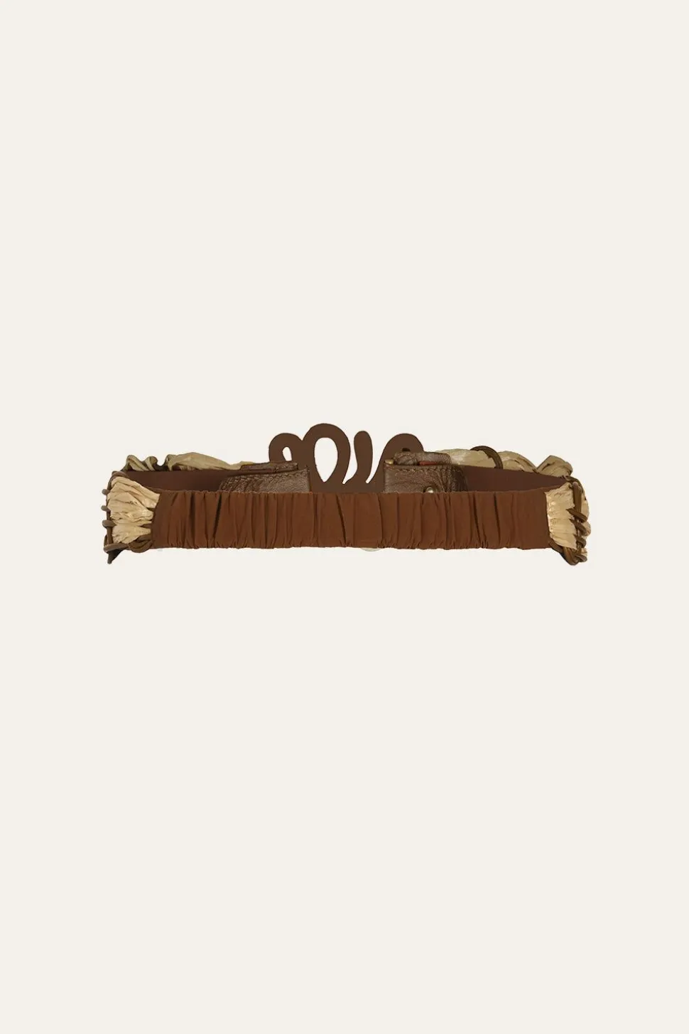 Spiritual Alignment Belt In Camel
