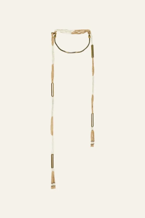 Stampede Necklace In Ecru