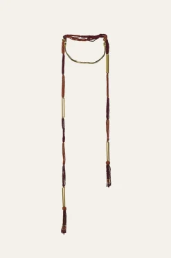 Stampede Necklace In Terracotta