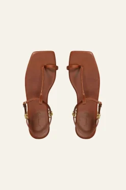 Sun Downer Sandals In Brown