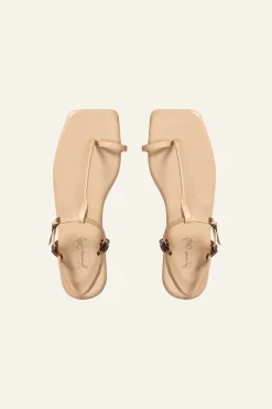 Sun Downer Sandals In Nude