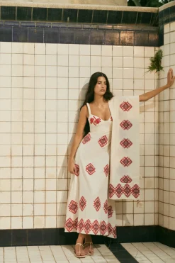 Sun Downer Sandals In Nude