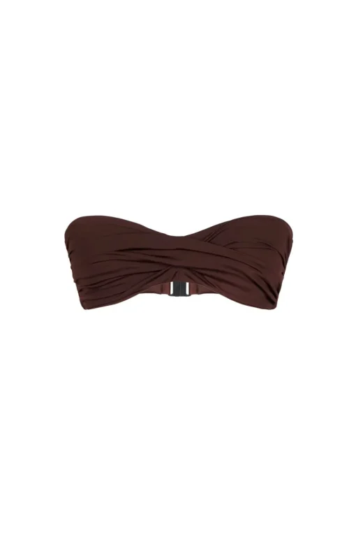 Tangarana Bikini Top In Chocolate