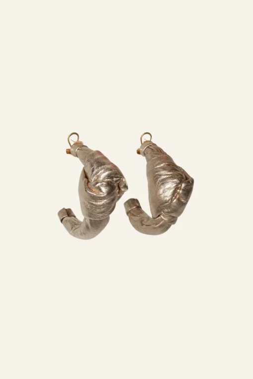 Town Date Hoops In Gold