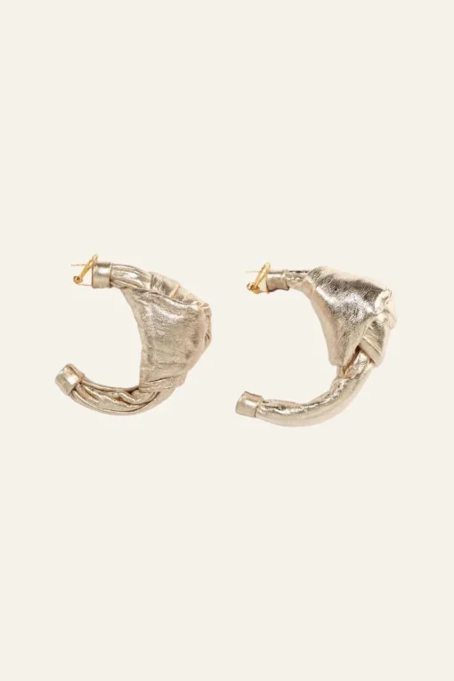 Town Date Hoops In Gold