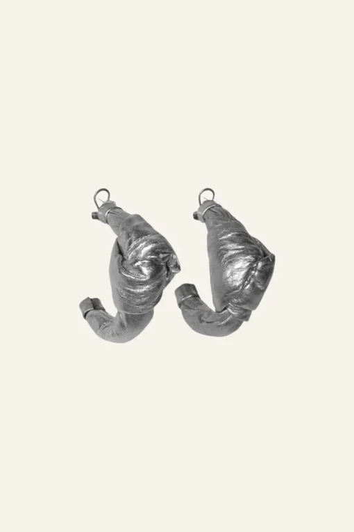 Town Date Hoops In Silver