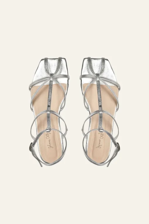 Veracruz Heels In Silver