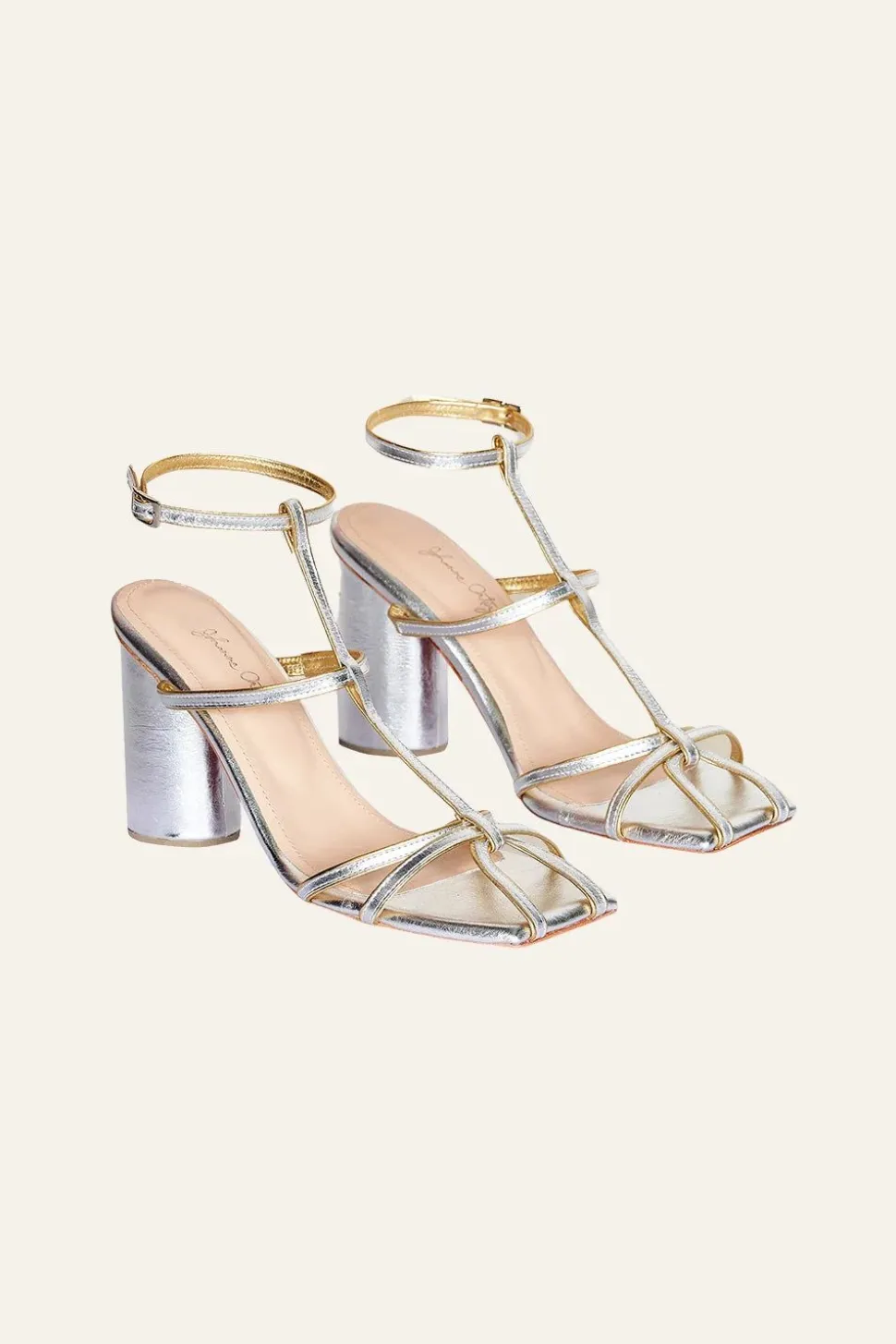 Veracruz Heels In Silver