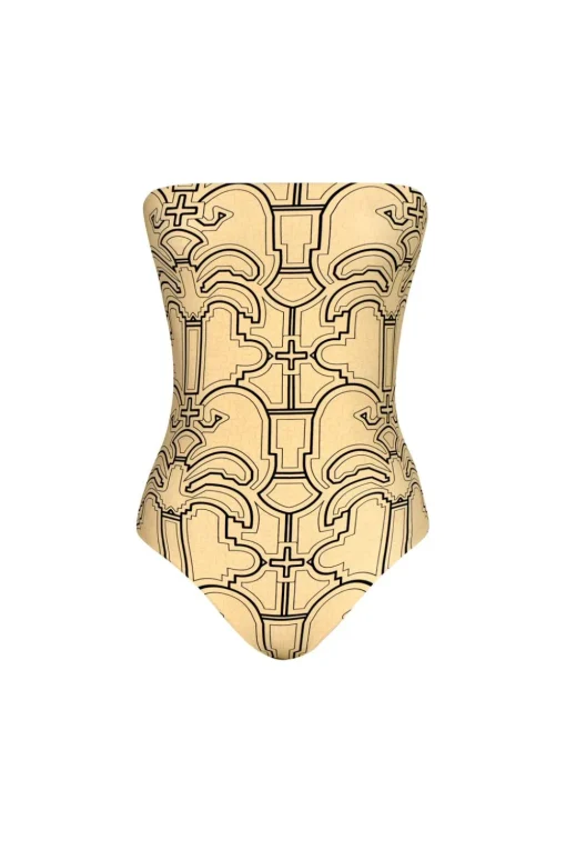 Western Edge Onepiece In Ecru